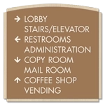 8-Line Directional Sign