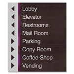 8-Line Directional Sign