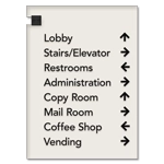 8-Line Directional Sign