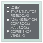 8-Line Directional Sign