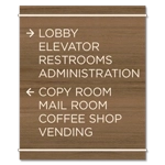 8-Line Directional Sign