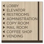 8-Line Directional Sign