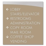 8-Line Directional Sign