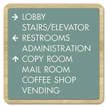 8-Line Directional Sign