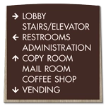 8-Line Directional Sign