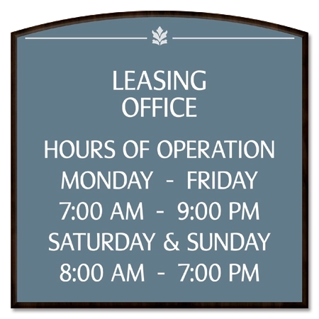 8-Line General Information Sign