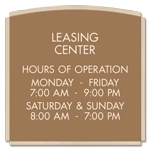 8-Line General Information Sign