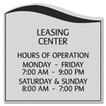 8-Line General Information Sign