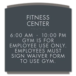9-Line Common Room Sign