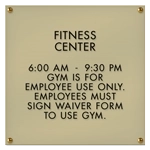 9-Line Common Room Sign