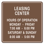 9-Line General Informational Sign