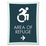 Accessible Direction Sign w/ Dynamic ISA