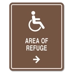 Accessible Direction Sign w/ ISA