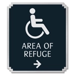 Accessible Direction Sign w/ ISA