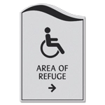 Accessible Direction Sign w/ ISA