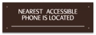 Accessible Phone Location Sign