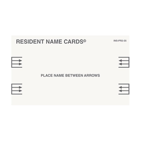 Additional Insert Cards/1 & 2 slot signs (100/pk)