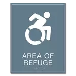 Area of Refuge Sign - Dynamic ISA Symbol