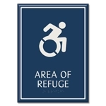 Area of Refuge Sign - Dynamic ISA Symbol