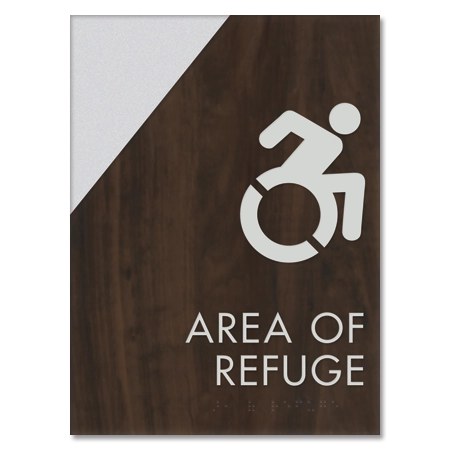 Area of Refuge Sign - Dynamic ISA Symbol