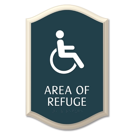 Area of Refuge Sign - ISA Symbol