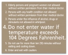 Atlanta, Georgia Spa Rules Sign