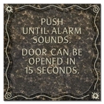 Delayed Egress Push/Pull Sign - CA Code