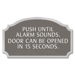Delayed Egress Push/Pull Sign - CA Code
