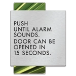 Delayed Egress Push/Pull Sign - CA Code