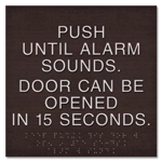 Delayed Egress Push/Pull Sign - CA Code
