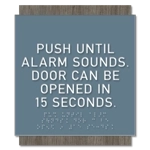 Delayed Egress Push/Pull Sign - CA Code