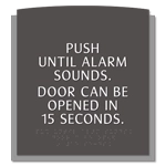 Delayed Egress Push/Pull Sign - CA Code