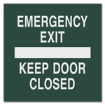 Emergency Exit - Keep Door Closed
