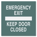 Emergency Exit - Keep Door Closed