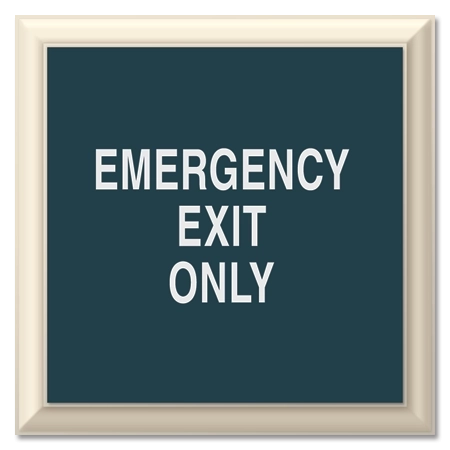 Emergency Exit Only