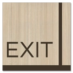 "Exit" Egress Sign - CA Compliant