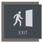 Exit Sign w/ Symbol