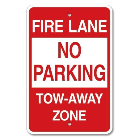 Fire Lane No Parking...
