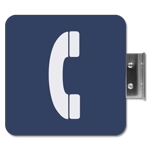 Flag Overhead - Telephone Symbol