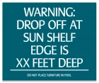 Florida Sun Shelf Warning Sign