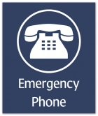 Illinois Emergency Phone Sign