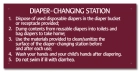 MAHC Diaper-Changing Station Signage