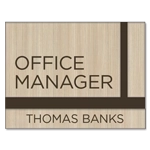 Manager on Duty Sign - Includes Nameplate