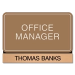 Manager on Duty Sign w/ Nameplate