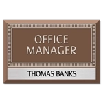 Manager on Duty Sign w/ Nameplate