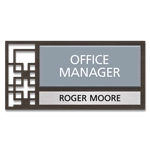 Manager on Duty Sign w/ Nameplate