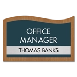 Manager on Duty Sign w/ Nameplate