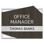 Manager On Duty w/Nameplate