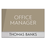 Manager On Duty w/Nameplate