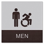 Men Sign w/Male & Dynamic ISA Symbols